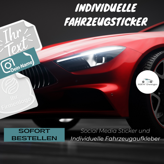 Individueller Sticker (15cm x 5cm)